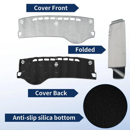 Dash Cover for Suzuki S-Cross MK3 (2022–2024) Without HUD, Flannel Gray