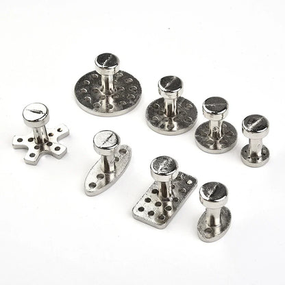 8 x Aluminum Puller Tabs Cold Glue Paintless Tool