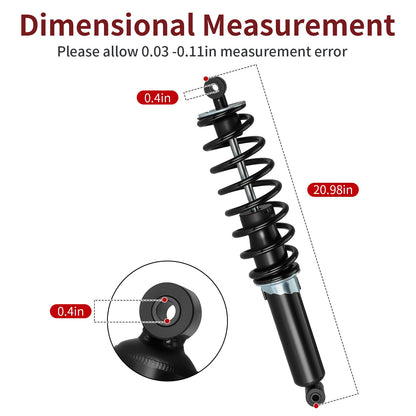 Set of 2 Rear Shock Absorbers for Polaris Sportsman 550 850 Touring (2010)