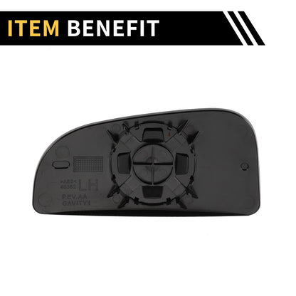 Left Mirror Glass Replacement for Dodge Ram 1500 (No. 68067731AA)