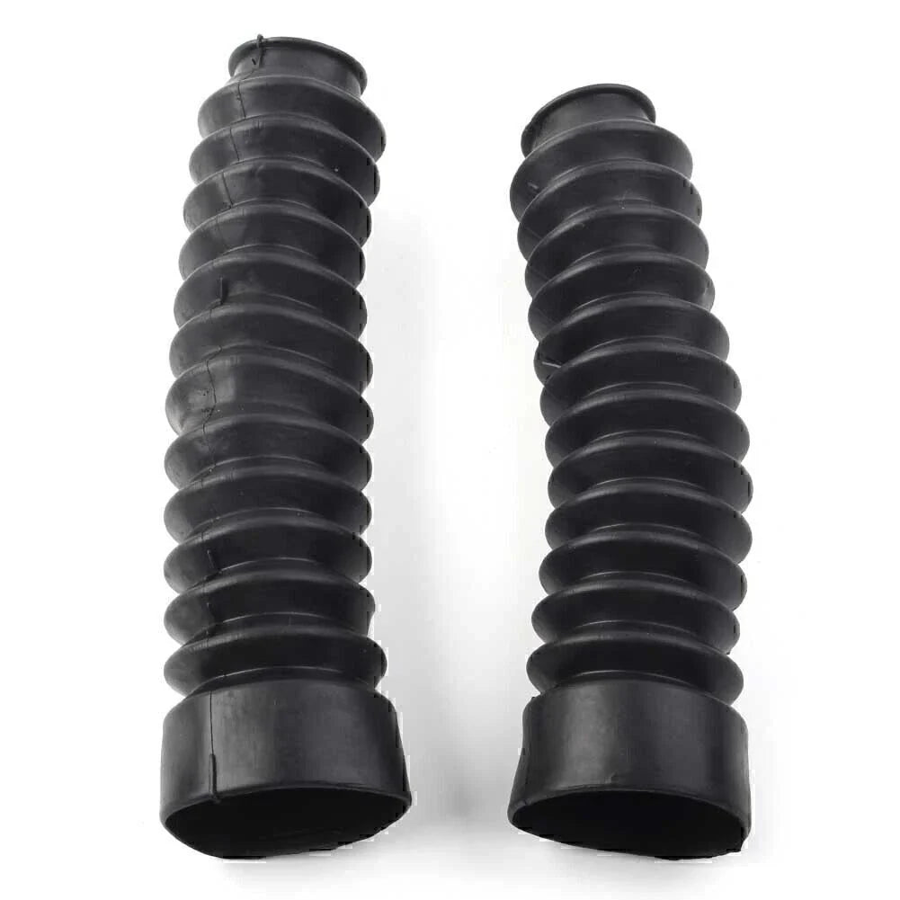 Motorcycle Universal Black Rubber Front Fork Dust Covers