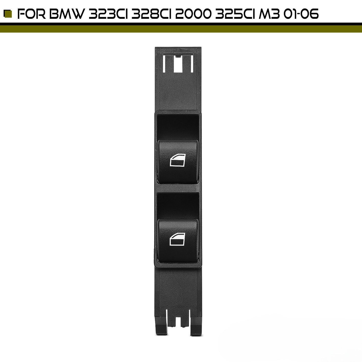Power Window Switch for BMW 323Ci 328Ci 325Ci M3 (2001–2006) Front Left