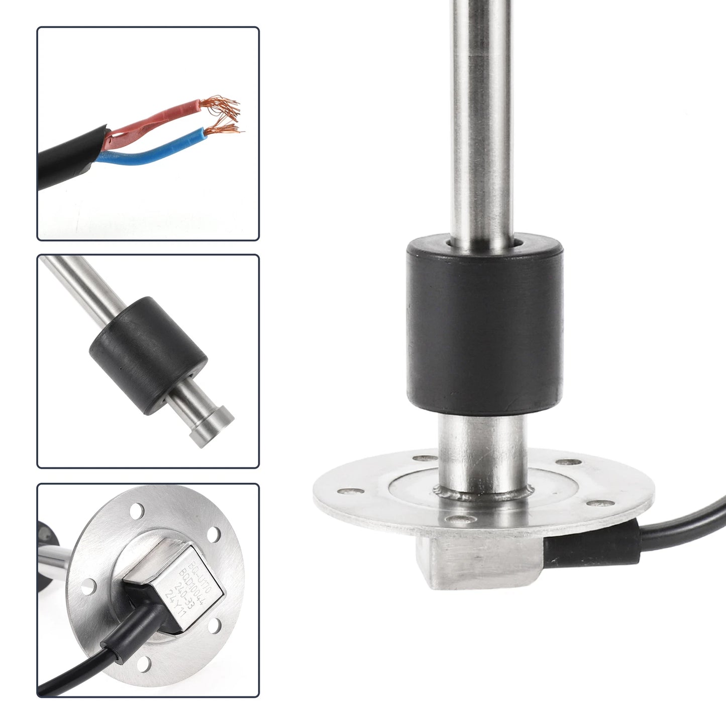 Fuel Sending Unit and Gauge Kit 240-33 Ohm 170mm for Boat Truck Vehicle