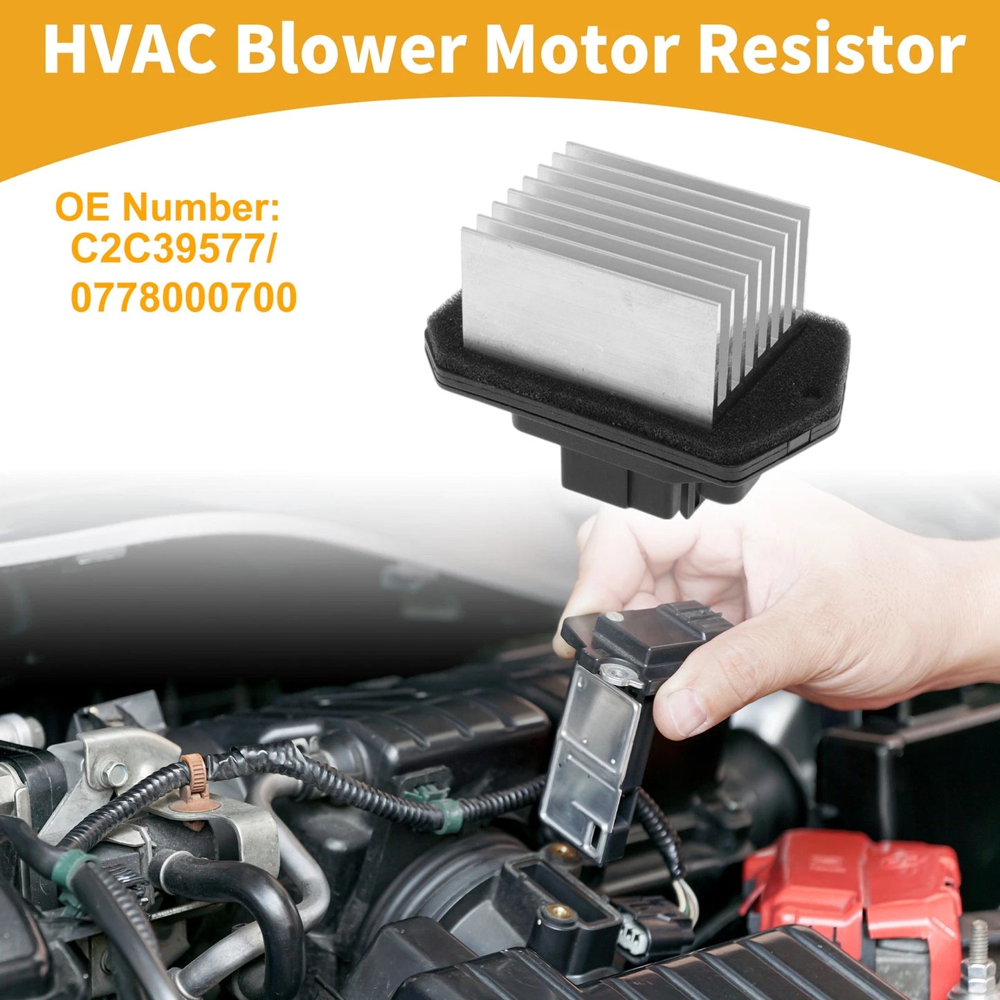 HVAC Blower Motor Resistor No.C2C39577 for Jaguar XJ8 (2004–2008)
