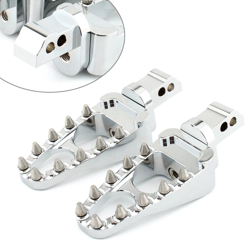 Chrome Passenger Rear Foot Pegs for Harley X350 (2023–2023) Pair
