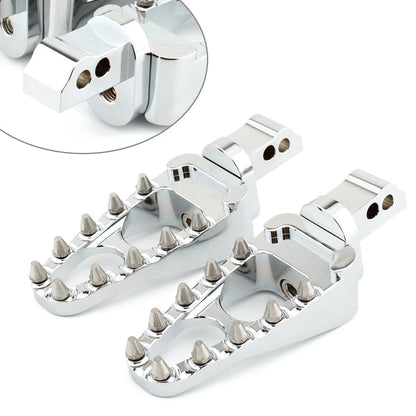 Chrome Passenger Rear Foot Pegs for Harley X350 (2023–2023) Pair