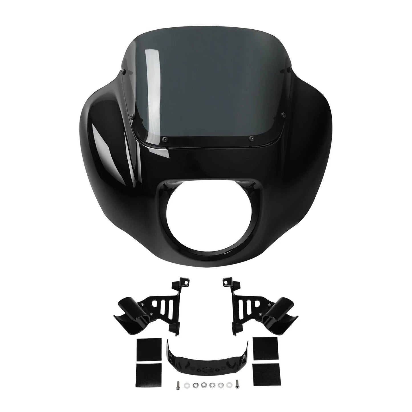 Headlight Fairing Windshield Bracket for Harley Street Bob Low Rider (2018-23)