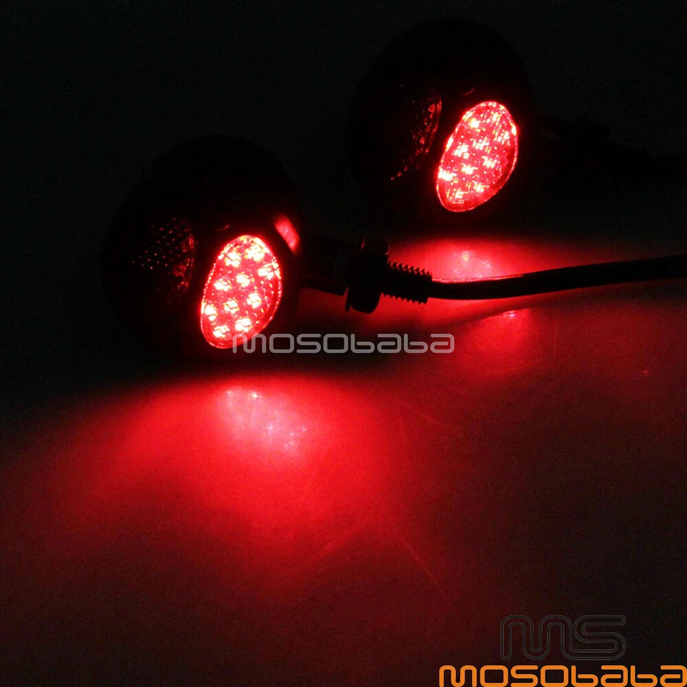 Bullet LED Running Turn Signal Brake Tail Light for Harley Dyna Retro