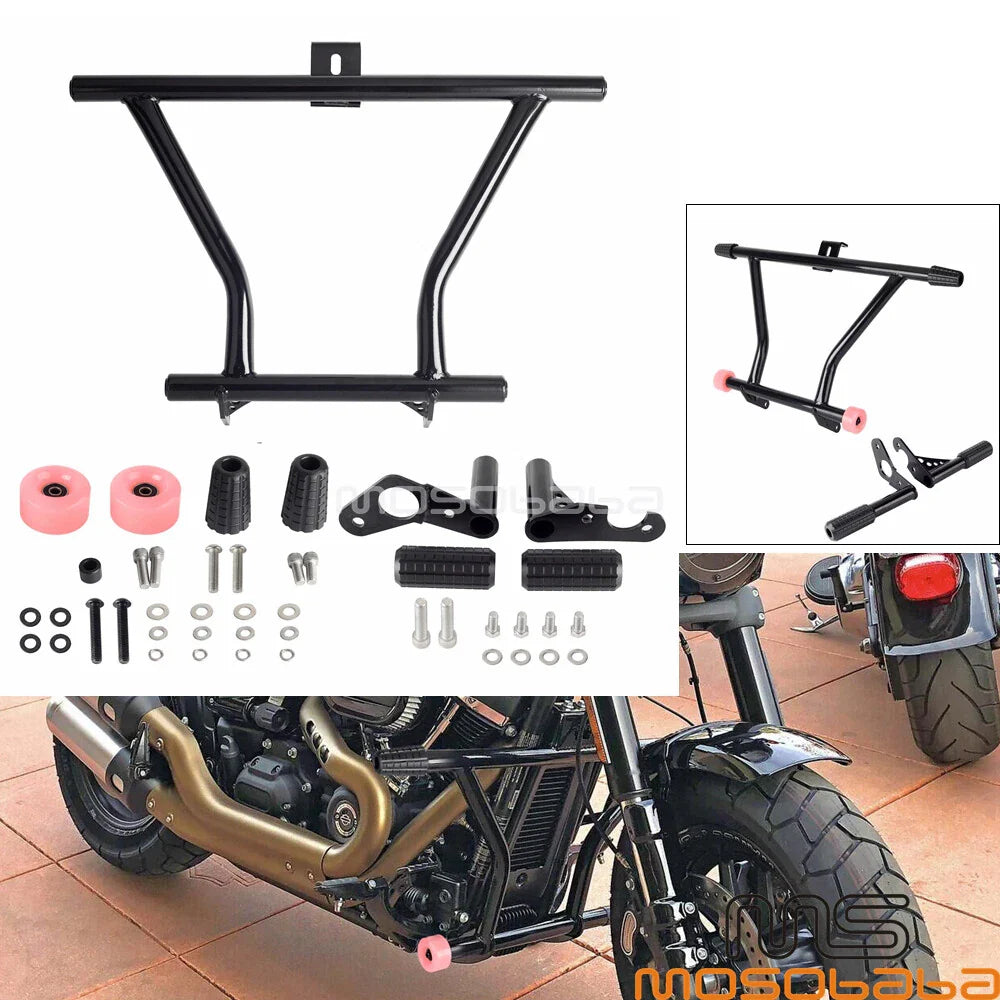 Passenger Peg Crash Bar Engine Guard for Harley Fat Bob 114 (2018-2023)