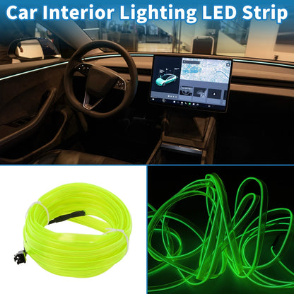 LED Strip Neon Wire for Car Decoration (5m, USB 5V)