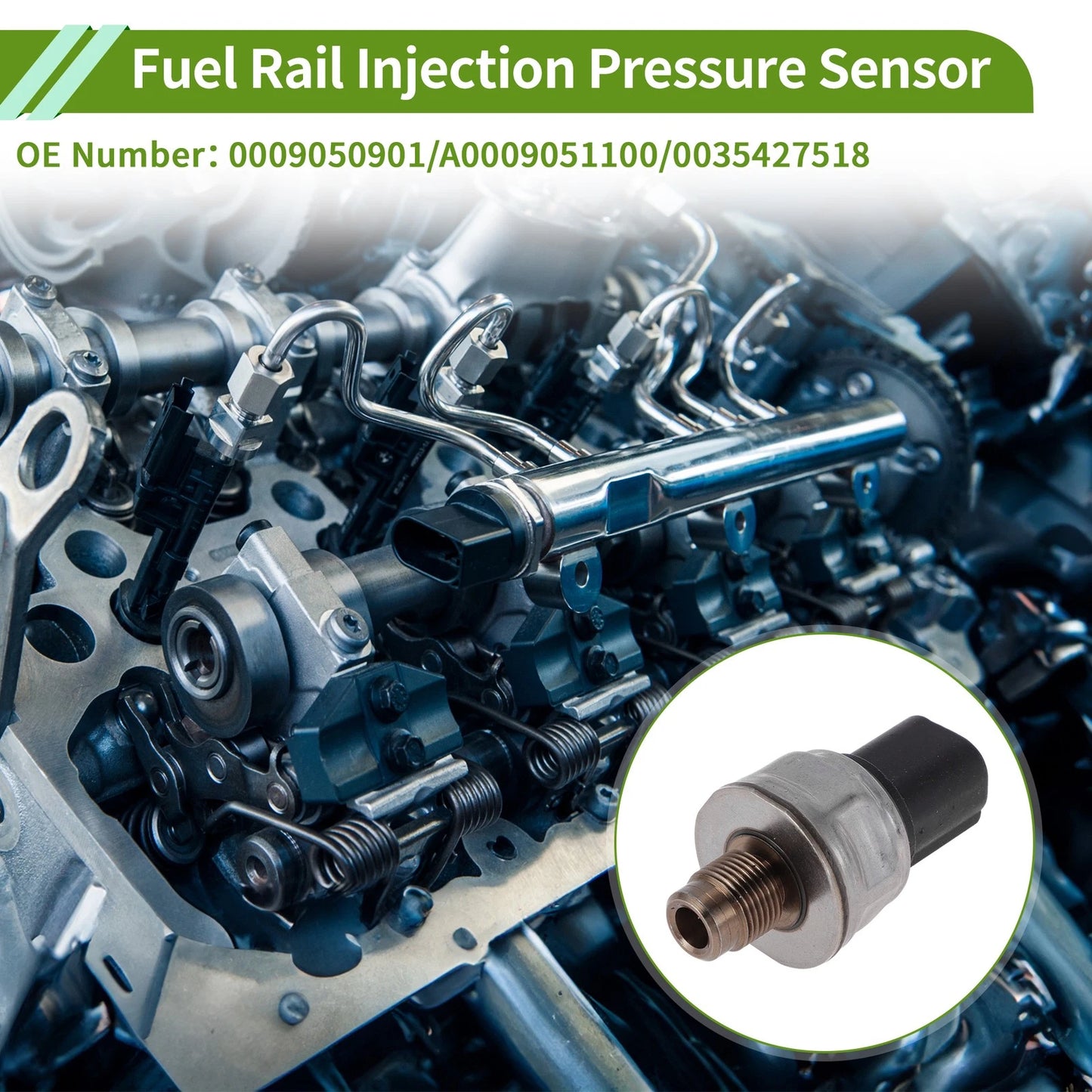 Fuel Injection Pressure Sensor No.0009050901 for Mercedes-Benz C250 (2012–2015)