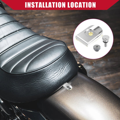 Seat Bolt Screw Set with Cover Nut for Harley Davidson