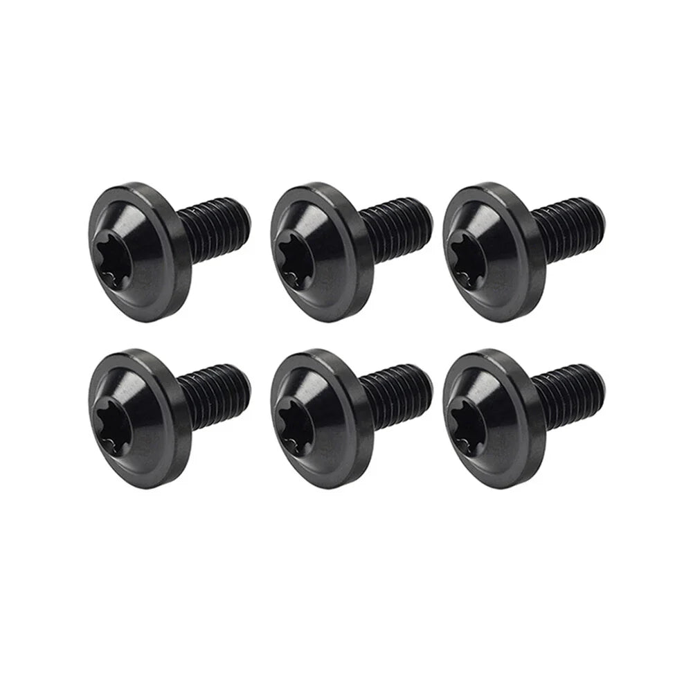 6 x Black Titanium M6x20mm Torx Head Bolts for Bike Motorcycle