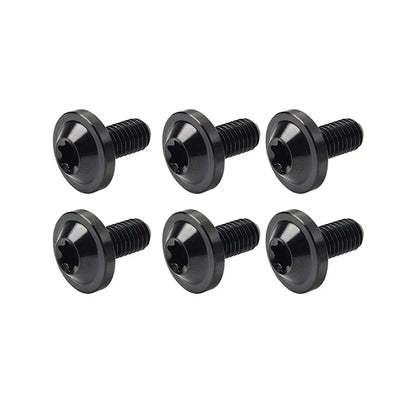 6 x Black Titanium M6x20mm Torx Head Bolts for Bike Motorcycle
