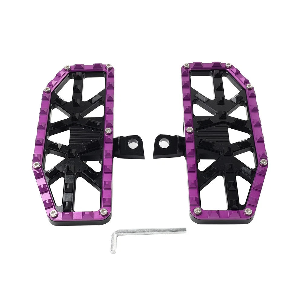 Set of 2 Passenger Footrest Rear Foot Pegs for Harley Nightster RH975 (2022–2023)
