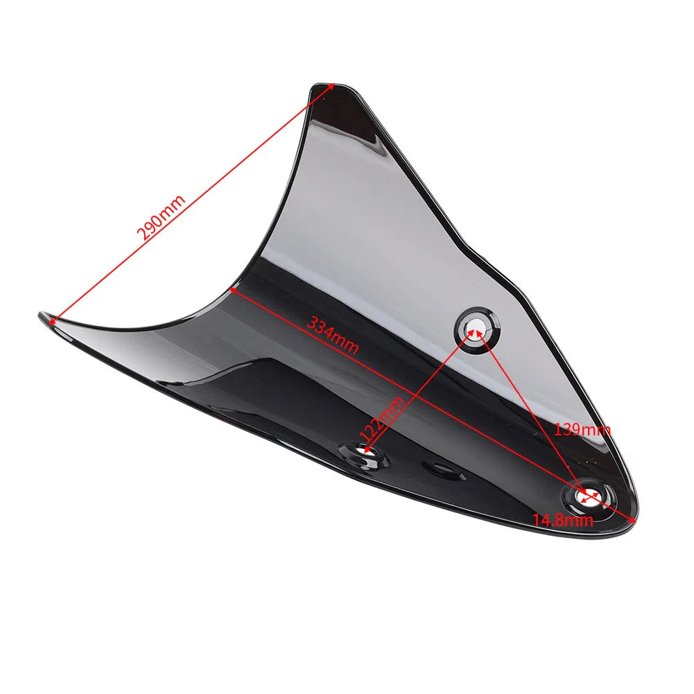 White ABS Front Windscreen for Ducati 930 2017-2020, 950 2021-2024