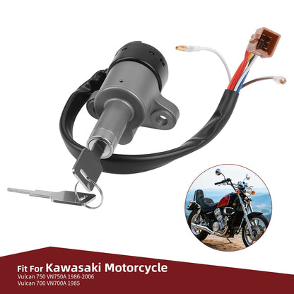 Ignition Key Switch Assembly for Kawasaki Vulcan 700 750 (1985–2006)