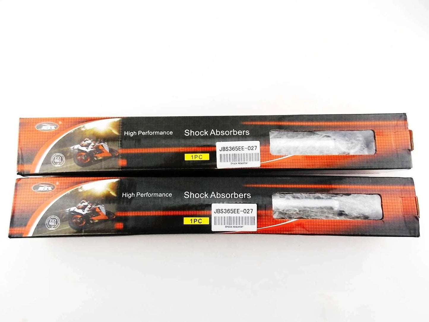 365mm JBS Orange/Chrome Shock Absorbers for Honda MR250 Elsinore