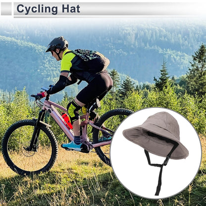 Breathable Sun-proof Cycling Hat - Light Gray (14.57"x10.63") - 1 Pcs