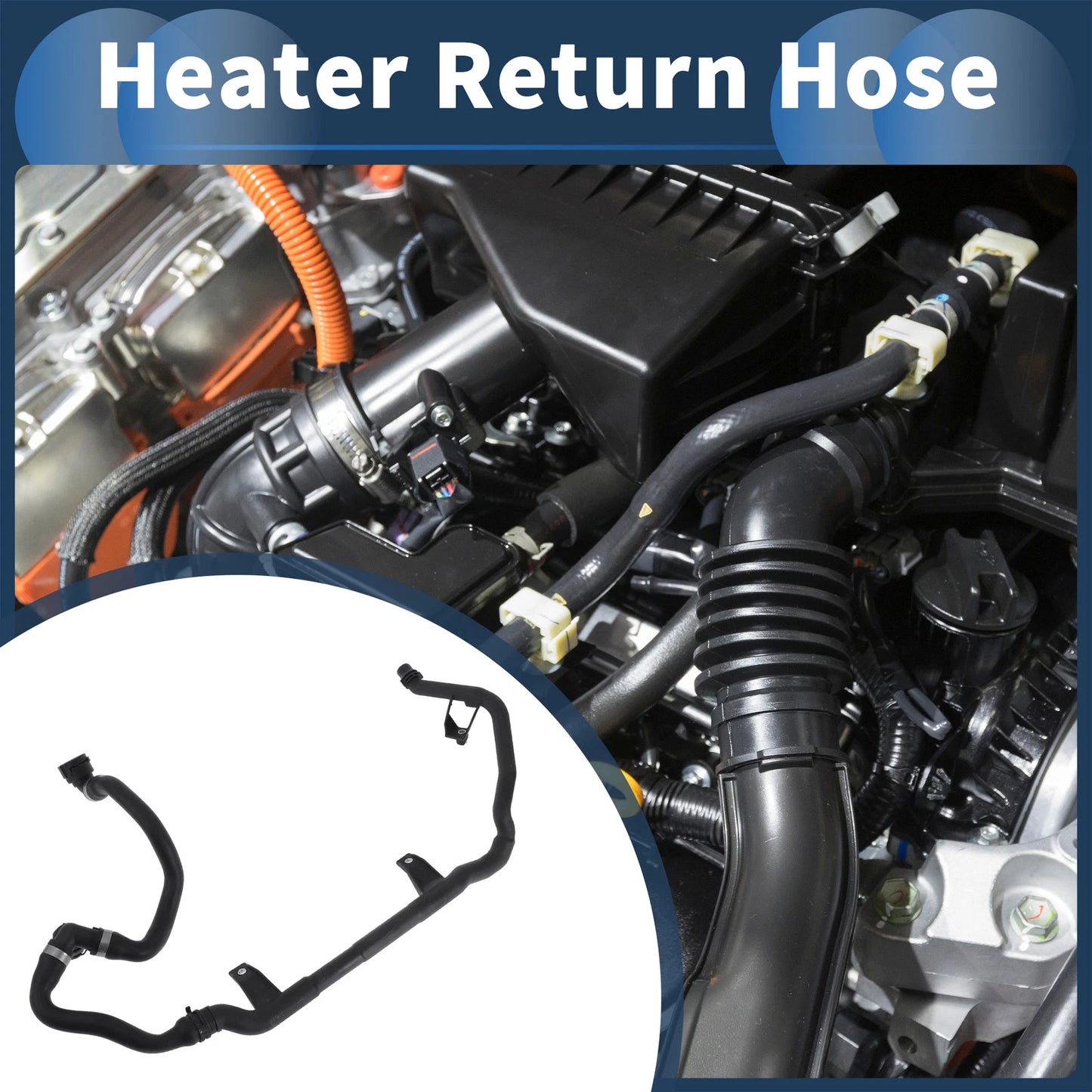 Radiator Hose for BMW 135i 335i 3.0L (2007–2010) No. 17127548229