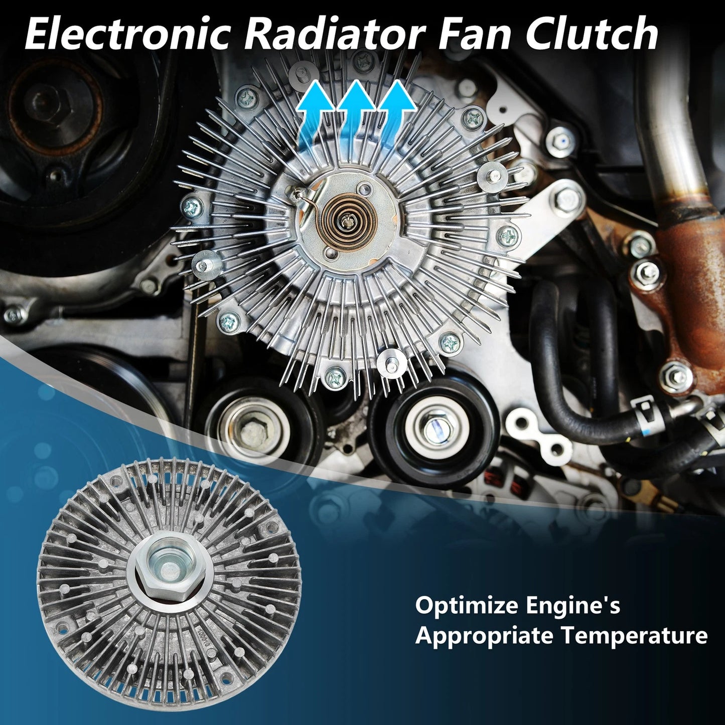 Engine Cooling Fan Clutch for BMW 318i (E30) (1984–1995) No. 11521740962