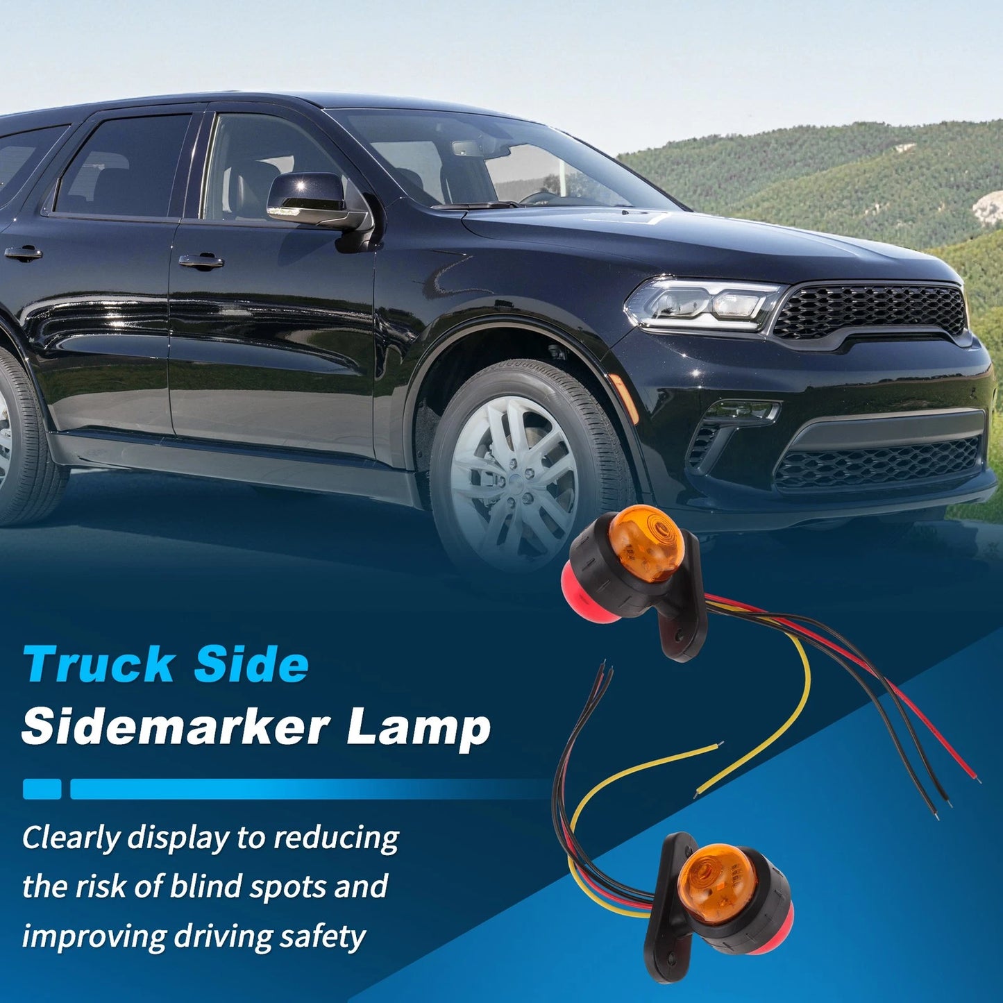 Set of 4 LED Side Fender Marker Lights