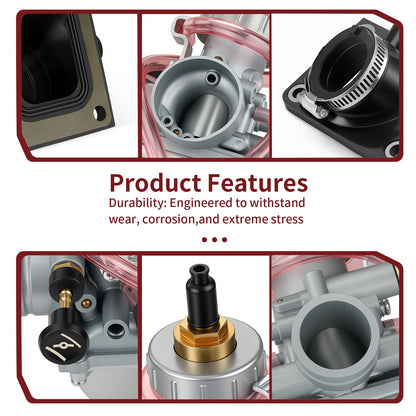 Carburetor and Intake Manifold Boot for Yamaha Blaster YFS200 (1988–2006)