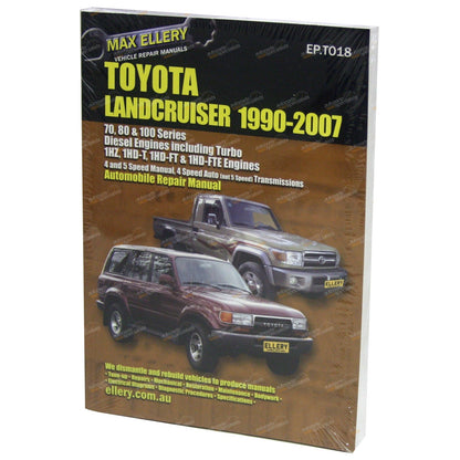 Repair Manual for Toyota HZJ75 HZJ78 HZJ79 HDJ80 HZJ105 (1990–2007)
