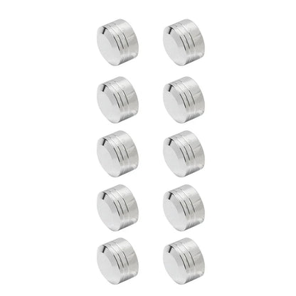 10 x Chrome Engine Bolt Topper Caps Covers for Harley Dyna Softail