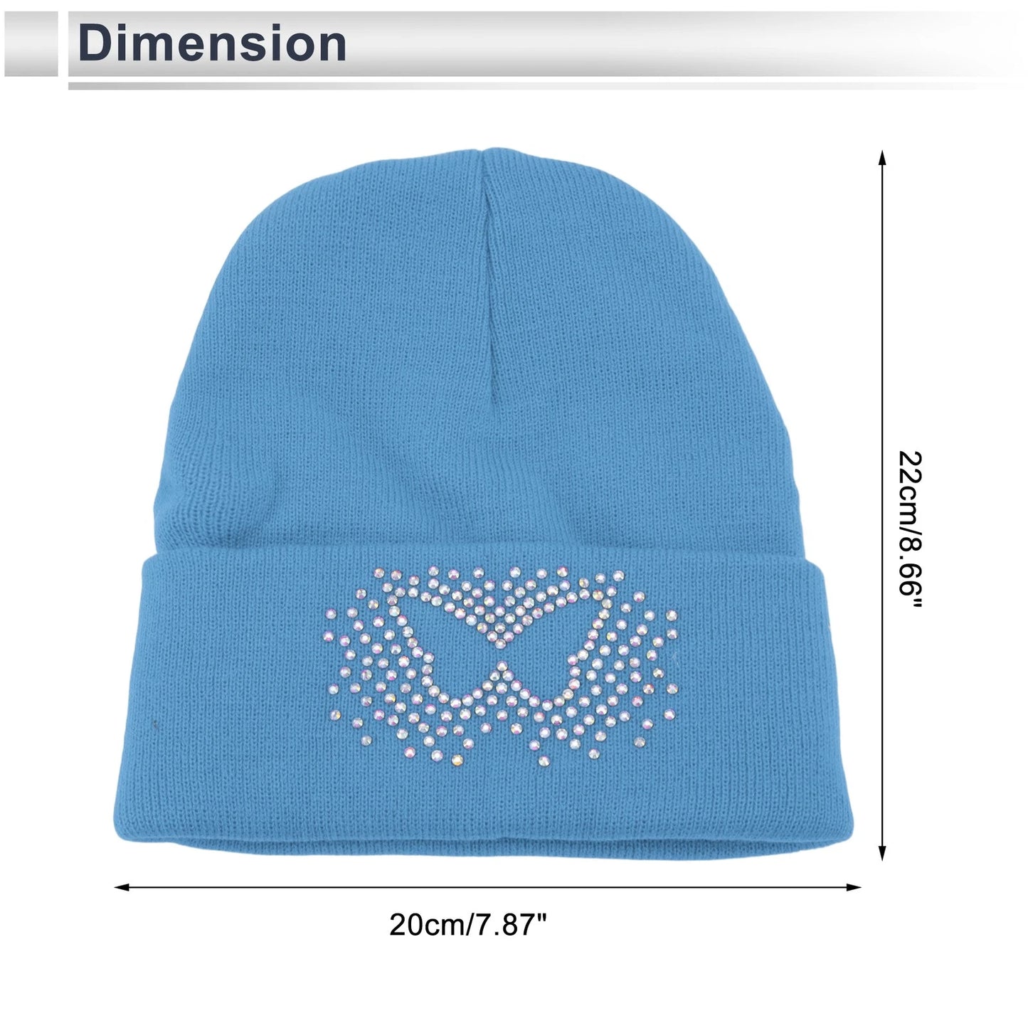 Cycling Hat for Universal Fit (22x20cm) - Warm, Comfortable, Breathable