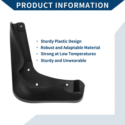 Set of 4 Mud Flaps Splash Guards for Mercedes Benz B Class B200 (2012–2015)