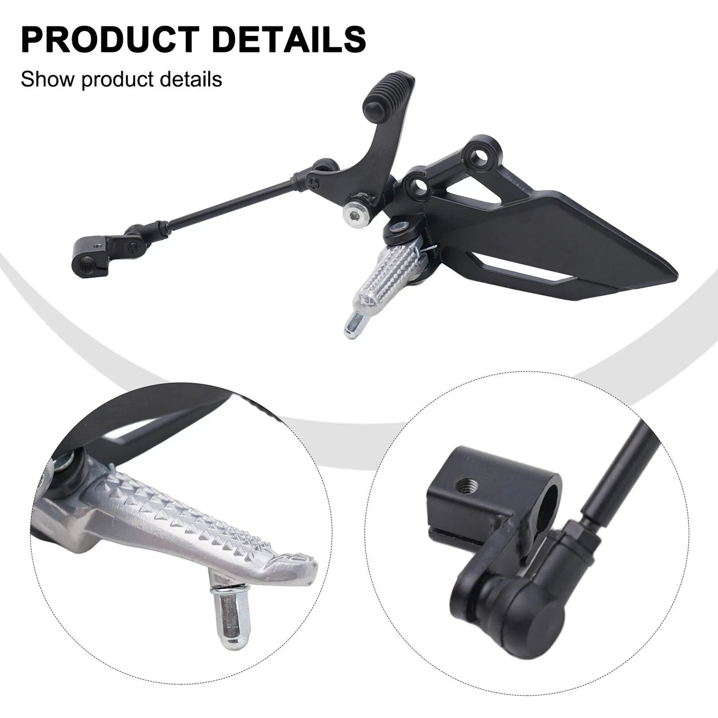 Left Foot Peg Bracket Brake Pedal High Temp Paint for Kawasaki EX 250R