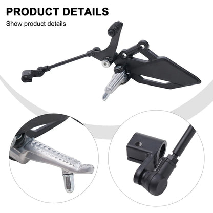 Left Foot Peg Bracket Brake Pedal High Temp Paint for Kawasaki EX 250R