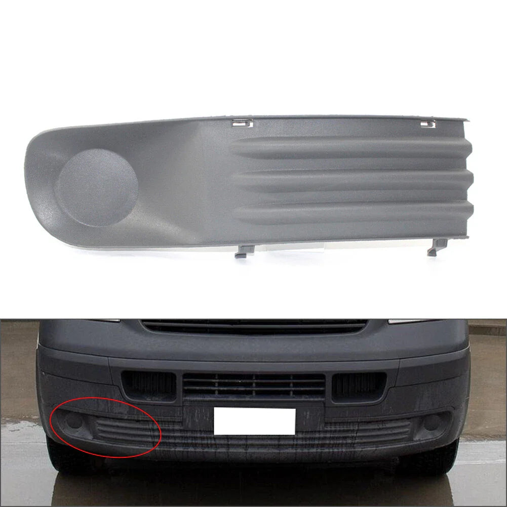Right Front Bumper Fog Light Grille for VW Transporter T5 T28 T30 (2003-2009)