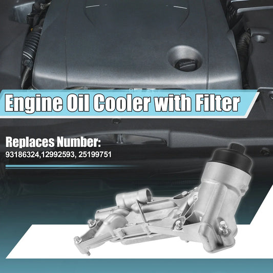 Engine Oil Cooler & Filter Housing with Gasket for Chevy Cruze/Aveo (2011-2016)