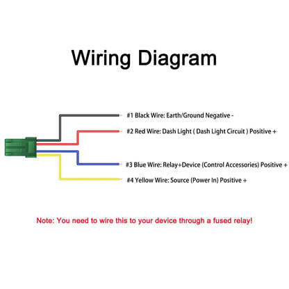 LED Dashboard Control Switch Button for Nissan Altima (2004–2012)