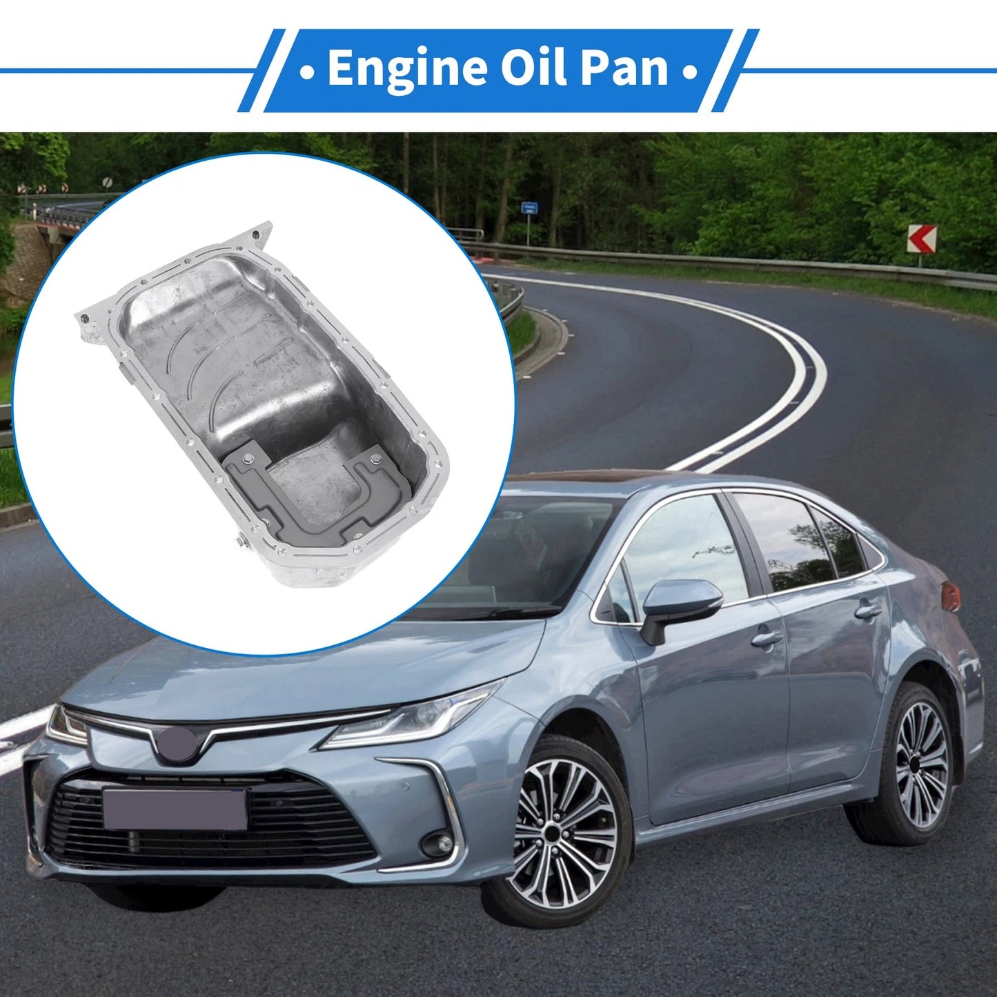 Engine Oil Pan for Kia Rio5 1.6L L4 (2006–2011) No.2151026601