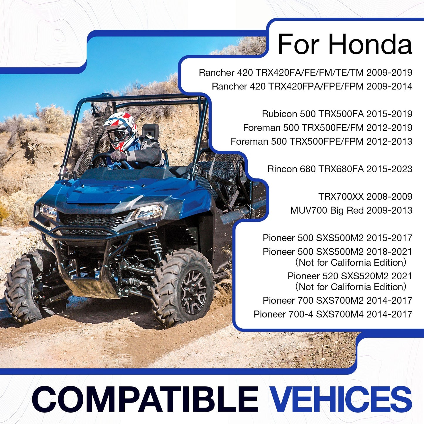 Throttle Position Sensor Set for Honda Pioneer 500 520 700 (2016–2023)