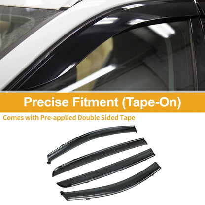 Window Deflectors for Chevrolet Aveo Hatchback 2007-2011 Side Vent Visors