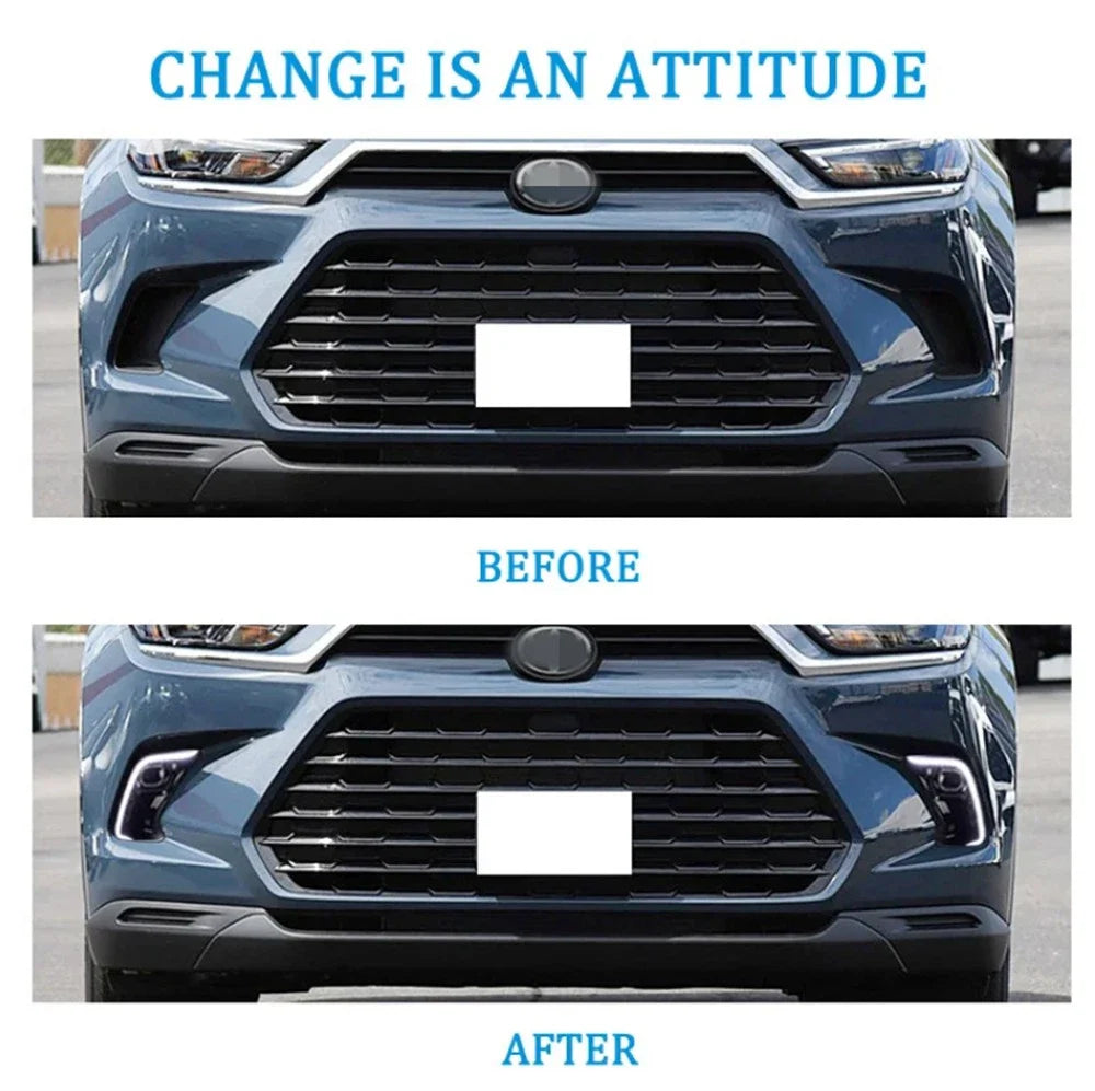 Daytime Running Light Fog Lamp w/Harness for 2024-2025 Toyota Grand Highlander