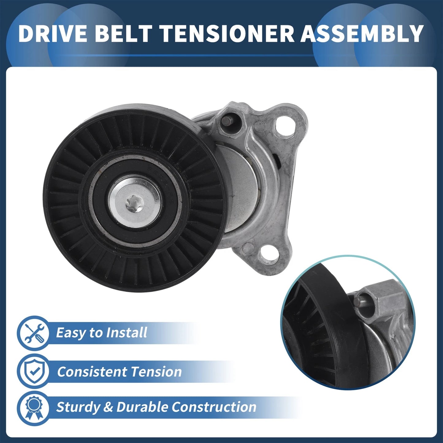 Belt Tensioner for Land Rover Freelander (1998–2004) No.PQG100180 Metal