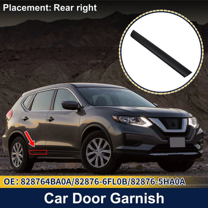 Rear Right Door Side Lower Trim No. 828764BA0A for Nissan Rogue (2014–2020)