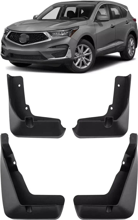 4PCS Front & Rear Splash Guards Mud Flaps Fender for Acura RDX (2019–2024)
