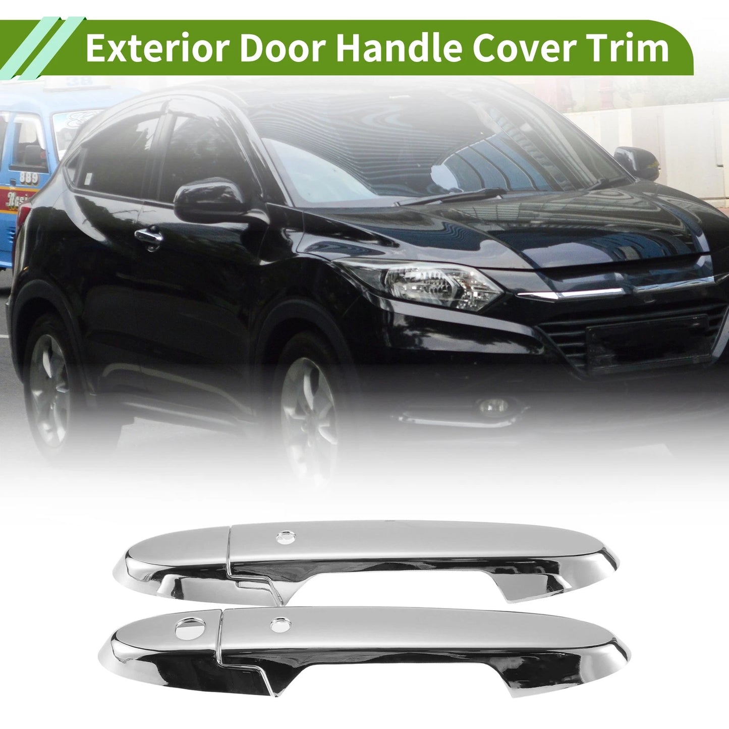 Set of 2 Door Handle Covers for Honda HR-V (2016–2020) Plating