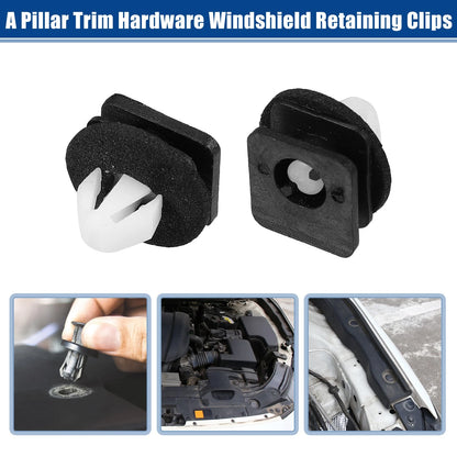 10pcs A Pillar Trim Hardware Windshield Clips for Ford Explorer (2011–2021)
