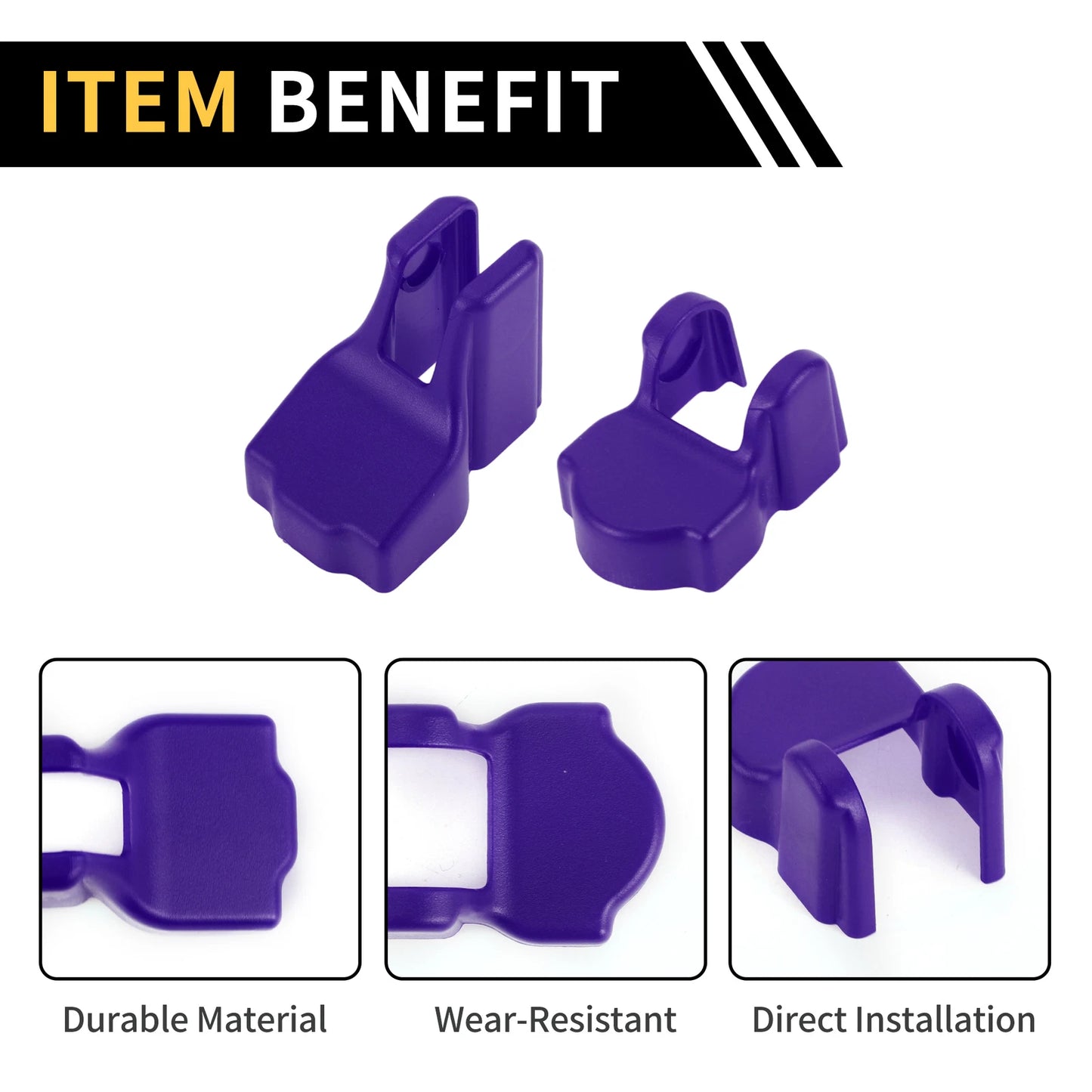 Door Limiting Cover Trim for Jeep Wrangler JL JLU (2018–2024) Purple