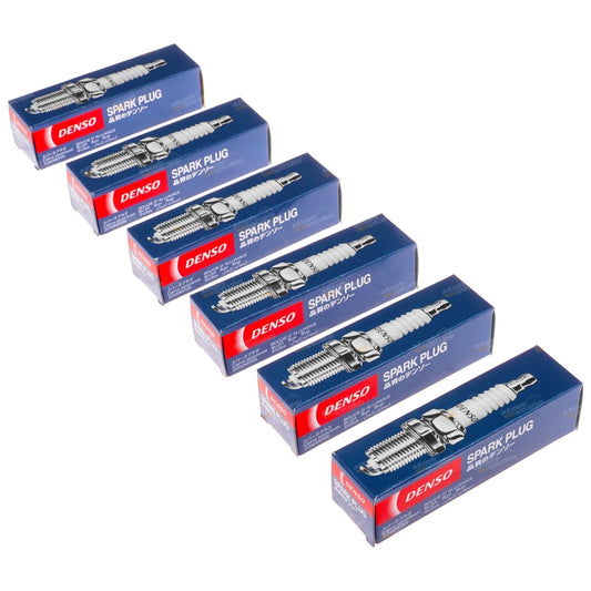 Set of 6 Denso Nickel Spark Plugs for Nissan Skyline R33 (1993–1998)