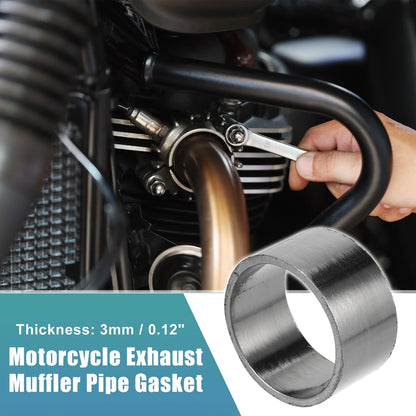 Exhaust Muffler Pipe Gasket Seal Ring for Universal Applications (43mm ID)