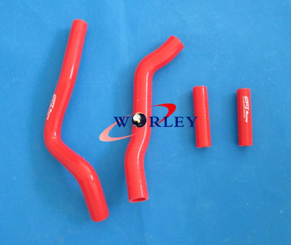 Green Silicone Radiator Hose for Kawasaki KX250 (2005–2008)