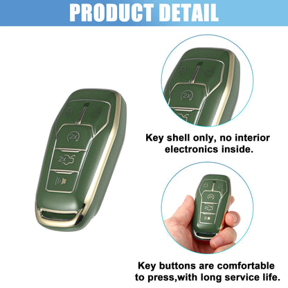 TPU Remote Key Fob Case Cover for Ford Fusion F150 (2013–2020)